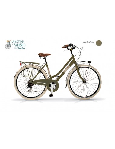 City Bike Donna in Acciaio Elegante Dolce Vita