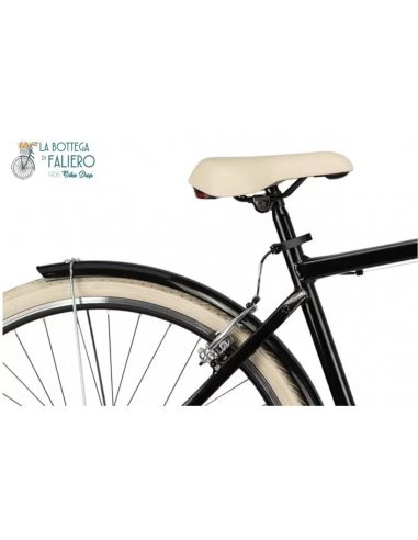 Via Veneto Nero Provocatore Bicicletta da città e mare! Elegante. Particolare Sella