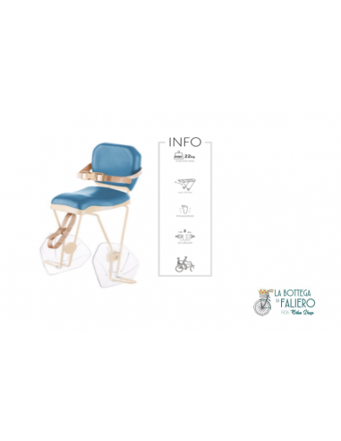 Seggiolino della Bernardi  modello HELLO Azzurro telaio crema Seggiolino della Bernardi  modello HELLO Azzurro telaio crema
