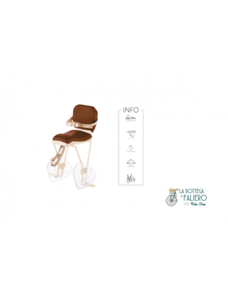 Seggiolino della Bernardi  modello HELLO Miele telaio crema Seggiolino della Bernardi  modello HELLO Miele telaio crema