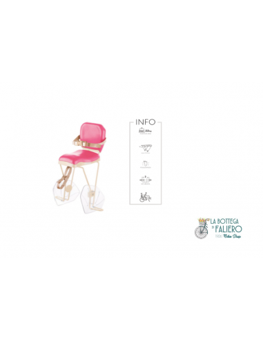 Seggiolino della Bernardi  modello HELLO Rosa telaio crema Seggiolino della Bernardi  modello HELLO Rosa telaio crema