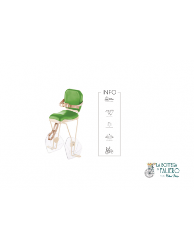 Seggiolino della Bernardi  modello HELLO Verde telaio crema Seggiolino della Bernardi  modello HELLO Verde telaio crema