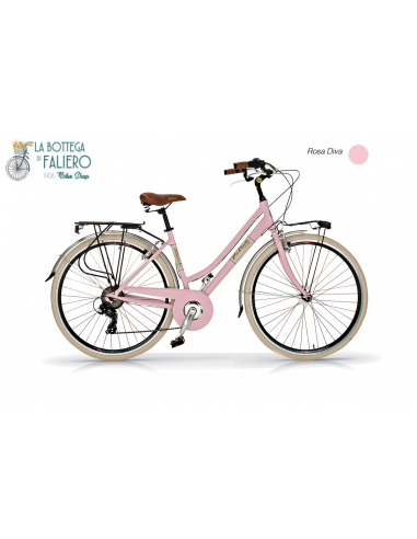 City Bike Donna in Acciaio Elegante Dolce Vita