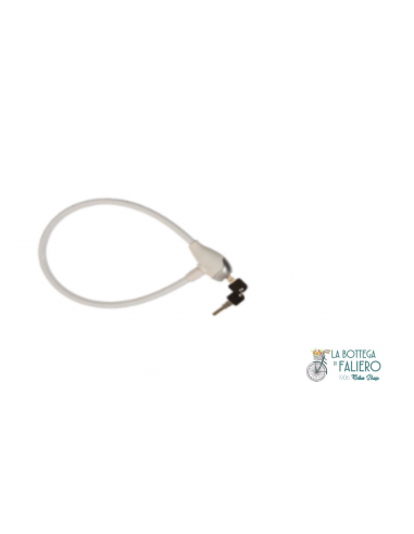 Lucchetto BRN a cavo 650x12 Bianco