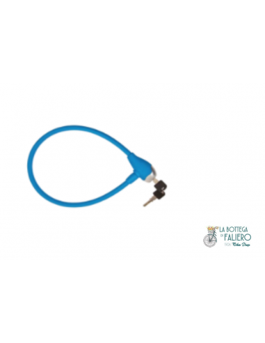 Lucchetto BRN a cavo 650x12 Blu Opaco