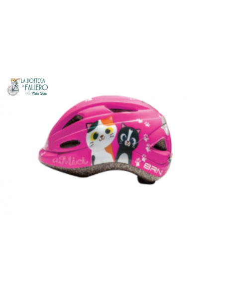 Casco BRN bambina rosa A-MICI