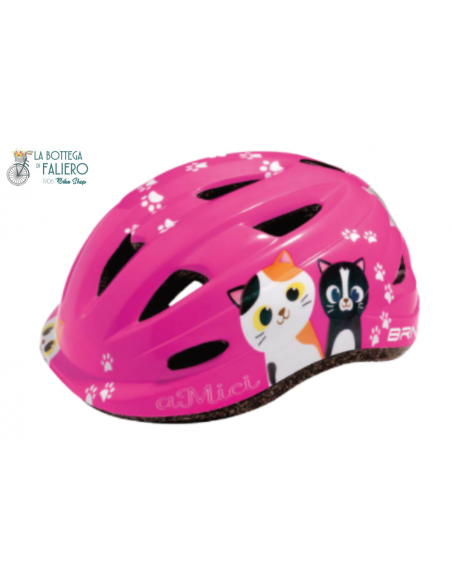 Casco BRN bambina rosa A-MICI