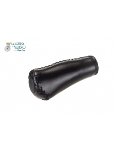 Manopole ergonomiche semilpelle marrone 2