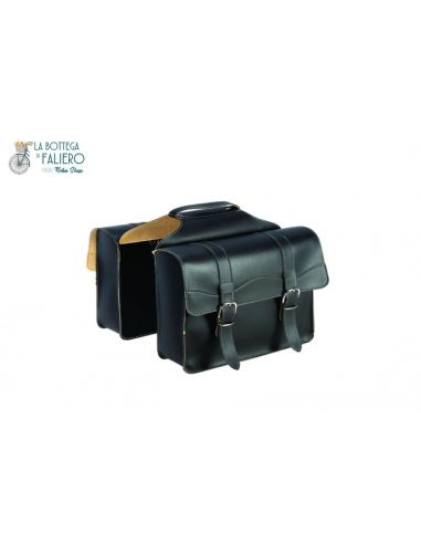 World Dimension BORSA IN ECO CUOIO NERA